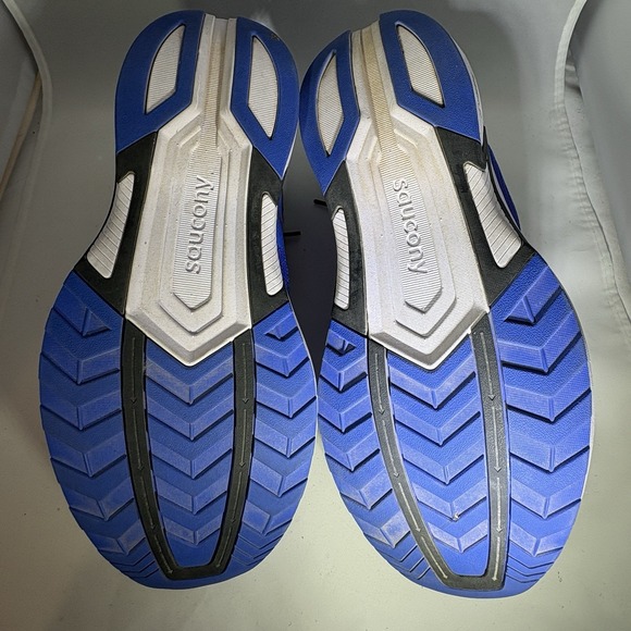 Saucony Men's  Axon 2 Running Shoes 4mm Offset Blue Raz Acid Size 9.5 - Picture 6 of 10